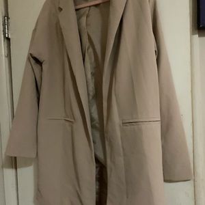 Tan Oversized blazer